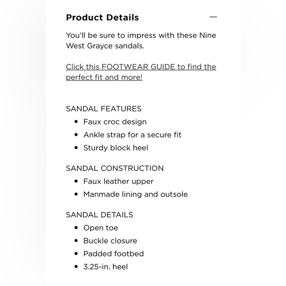 Nine West!😎Grayce 3-block heel sandals/blk-size-10 - Picture 10 of 10